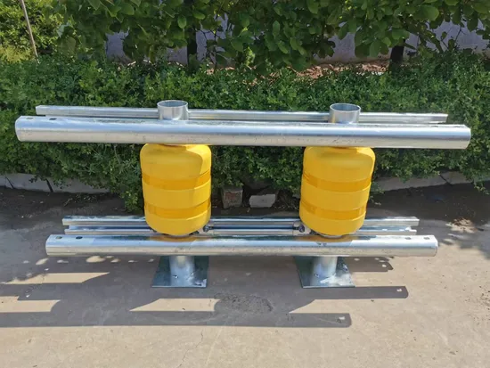 Traffic Safety ISO Standard EVA Buckets Rolling Guardrail PU and PVC Roller Barrier for Highway
