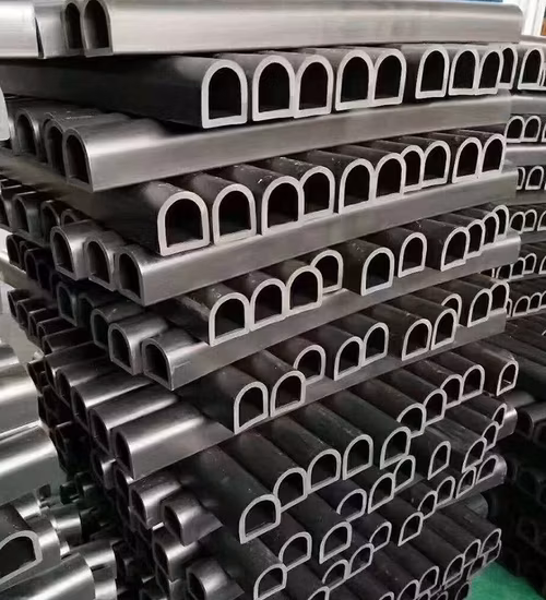 D-förmiger Marine-Vollgummi-Fender. Gummi-Dock-Fender